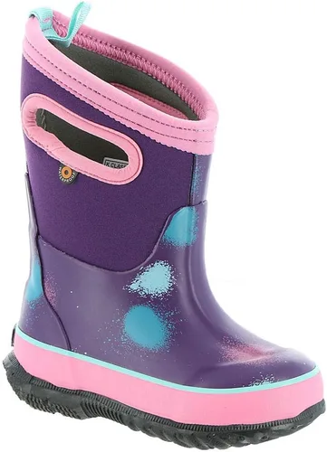 Vista 22 de BOGS Botas de nieve unisex de neopreno con aislamiento de goma de alta impermeabilidad para niños Negro