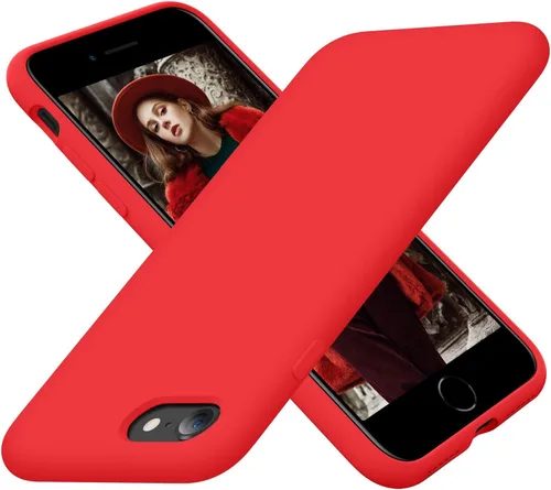 Vista 11 de Cordking Funda diseñada para iPhone SE 2022/2020, diseñada para iPhone 7 y 8, funda ultradelgada de silicona a prueba de golpes