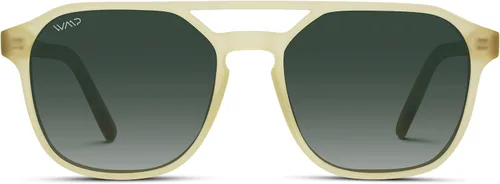 Vista 2 de WearMe Pro Gafas de sol rectangulares grandes polarizadas de doble puente para hombre