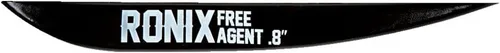 Vista 2 de Ronix Aleta de wakeboard Free Agent de 0.8 in (paquete de 2), color negro