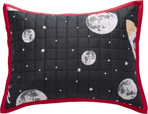 Vista 15 de Amazon Basics Colcha reversible de algodón para niños, funda estándar, unicornio y chicle, color rosa Unicornio y rosa chicle