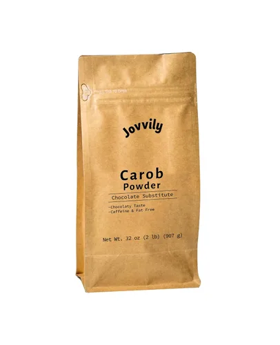 Vista 4 de Jovvily Algarroba en polvo - 5 lb - Batidos - Batidos - Productos horneados