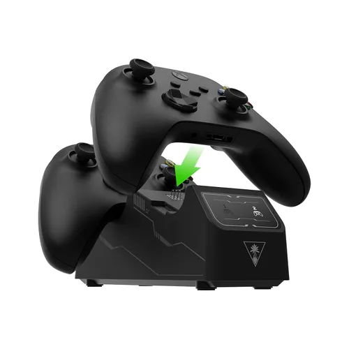 Vista 9 de Turtle Beach Fuel Dual Controller Charging Station & Headset Stand for Xbox Series XS & Xbox One Wireless Controllers 22+ Hour Battery Packs, Quick