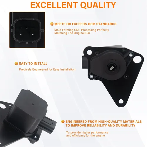 Vista 4 de 911-902 Válvula de control del corredor del colector de admisión IMRC 4884549AD compatible con Jeep Compass Patriot Dodge Caliber Journey Avenger