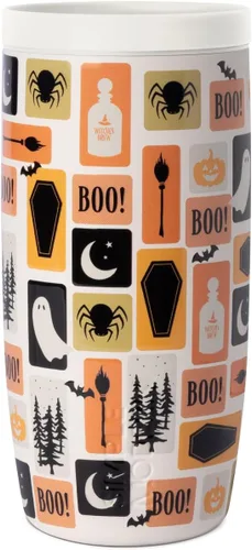 Vista 22 de Simple Modern Halloween Signature Voyager Vaso térmico de café de viaje de 16 onzas con tapa de 360° Regalos para mujeres y hombres Taza