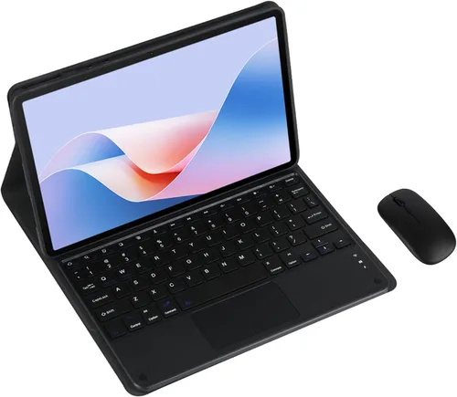 Vista 10 de Combo de teclado y mouse inalámbricos desmontable magnético con funda de cuero para Samsung Galaxy Tab A 8.0 8 pulgadas 2019 SM-P200/P205 Tablet
