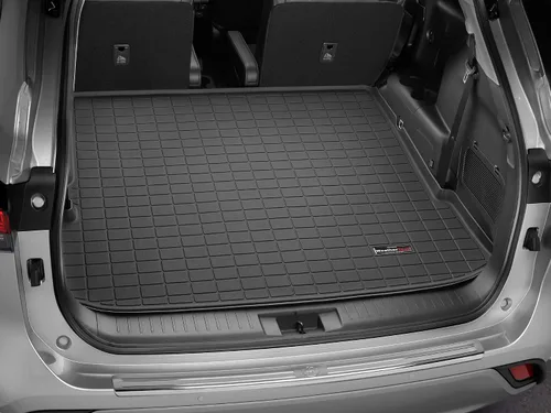 Vista 2 de WeatherTech Forro de maletero de carga para Toyota Highlander Hybrid, Highlander Behind 2nd Row (401349), negro