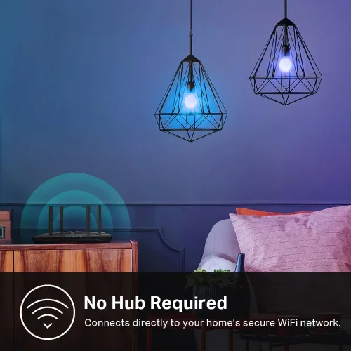 Vista 9 de Kasa Smart - Bombillas inteligentes de color completo, bombillas WiFi inteligentes regulables con cambio de color total compatibles con Alexa