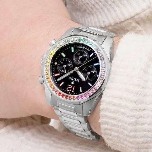 Vista 4 de Festina Ladies Rainbow Chrono WCZ Sets Steel Bracelet F206063