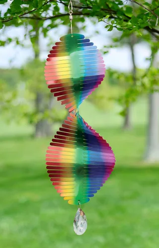 Vista 2 de Red Carpet Studios 31331 Spiral Spinner Rainbow, 15 pulgadas, multicolor