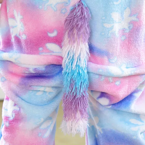 Vista 5 de Mameluco de unicornio para pijamas de animales, cosplay, disfraz unisex de Halloween