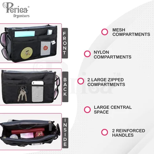 Vista 6 de Chelsy Premium - Bolsa rígida o organizador (mediano, morado)