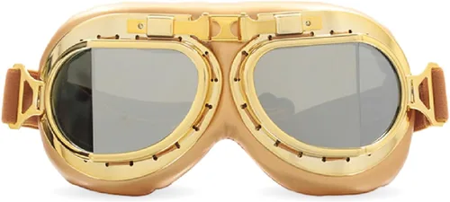 Vista 37 de CRG Sports Gafas de motocicleta estilo aviador, piloto, crucero, scooter, gafas de motocross para hombre, mujer, adulto