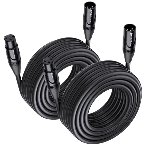 Vista 11 de Cable Matters Paquete de 2 cables XLR a XLR de alta calidad, cable