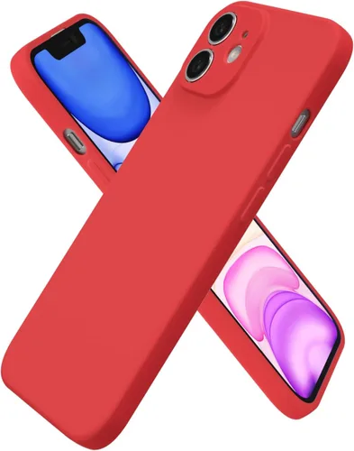 Vista 165 de oakxco Funda de Silicona para iPhone 11, Funda de Teléfono Ultra Delgada y Fina para Mujeres y Niñas, Diseño Minimalista Estético Lindo y Femenino