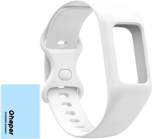 Vista 21 de Correa de reloj suave compatible con Fitbit Charge 6, Charge 5, Charge 4, Charge 3/3SE, correa de muñeca de silicona protectora todo en uno, correa