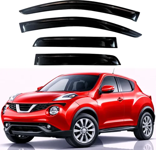 Vista 161 de KPY Moldura deflectora de viento con protección contra la lluvia compatible con Mazda CX-3 2016-2021 (CX3), 4 unidades, para ventana lateral