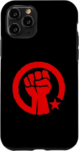 Vista 10 de Funda para iPhone 14 Rebel Red Socialist Fist