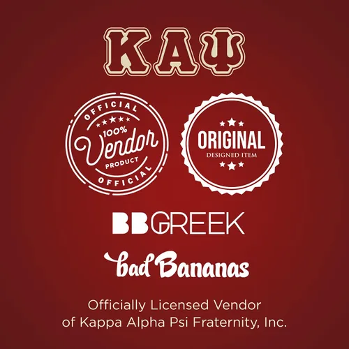 Vista 4 de BBGreek Kappa Alpha Psi Fraternity Paraphernalia - Colección de camisetas de béisbol - Vendedor Oficial