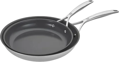Vista 10 de ZWILLING Energy Plus - Sartén antiadherente de cerámica de acero inoxidable de 8 pulgadas