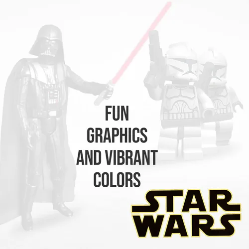 Vista 5 de Star Wars - Gorra de béisbol con logotipo bordado clásico, para niños y jóvenes
