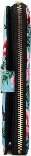 Vista 156 de Cartera de mano para mujer, estilo bohemio, con RFID, elegante, espaciosa con correa para viajes, capacidad para tarjetas, teléfono, dinero