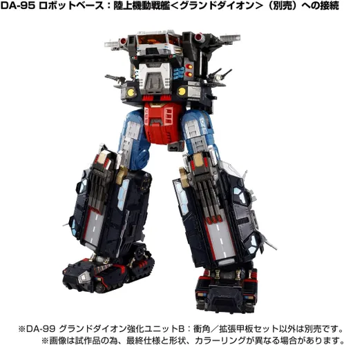 Vista 6 de Takara Tomy Diaclone DA-99 Grand Diion Strengthening Unit B: Blind Angle/Extended Deck Set