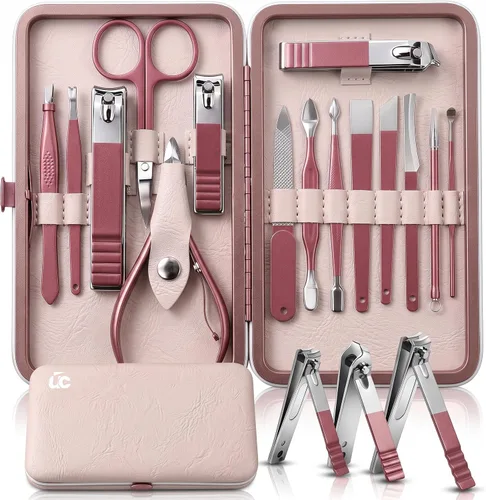 Vista 13 de Utopia Care - Juego de manicura profesional para cortaúñas Verde
