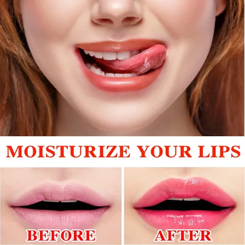 Vista 4 de Paquete de 3 lápices labiales de aloe vera, brillo labial mágico que cambia de color, bálsamo labial hidratante nutritivo de larga duración, juego