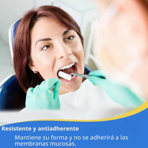 Vista 6 de JMU 50 rollos de algodón dental de 1.5 pulgadas, tapones de tapón