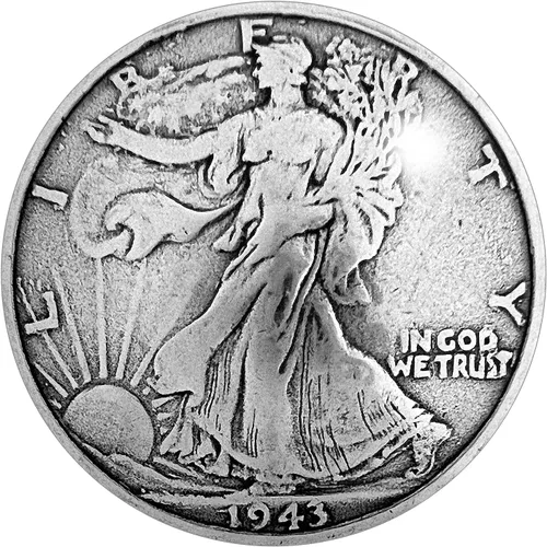 Vista 5 de American Eagle Half Dollar - Moneda de reproducción de 1-1/4 pulgadas (2 unidades)