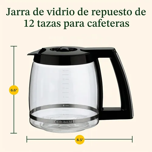 Vista 6 de Cuisinart - Jarra de repuesto de 14 tazas para cafetera, DCC-2200RC