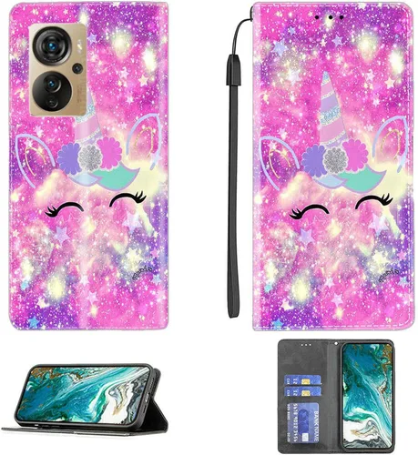 Vista 378 de jioeuinly ATT Motivate 2 - Funda compatible con ATT Motivate 2, funda con soporte abatible y cierre magnético DJS