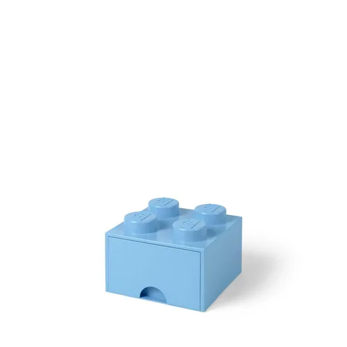 Vista 19 de LEGO - Cajón de ladrillos, 4 perillas, 1 cajón, caja de almacenamiento apilable, color verde menta aguamarina