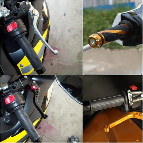 Vista 6 de Palanca de embrague de freno de motocicleta ajustable CNC para Bajaj Pulsar 200 NS 200 NS200 palancas de freno de motocicleta accesorios de palanca