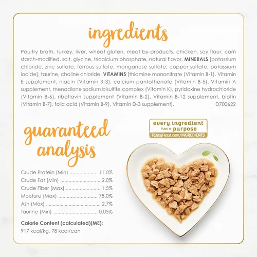 Vista 5 de Purina Fancy Feast - Comida para gato rebanada en trocitos y marinada en salsa, Sliced