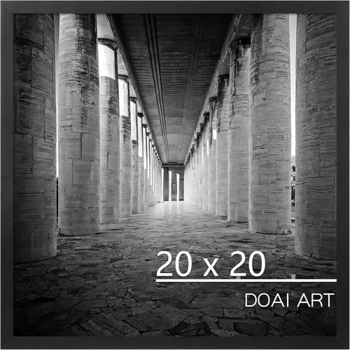Vista 71 de DOAI ART Marco de fotos de 5x7 pulgadas, marco negro de 5x7 pulgadas para exhibición horizontal o vertical con montaje en pared y sobremesa Marco