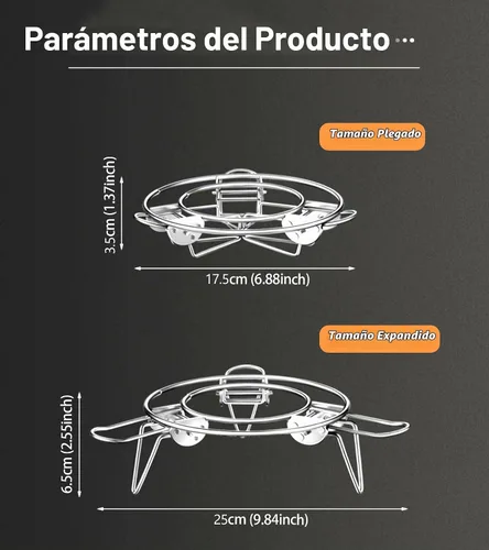 Vista 8 de Ugotit Estante redondo de vapor para ollas, salvamanteles ajustables