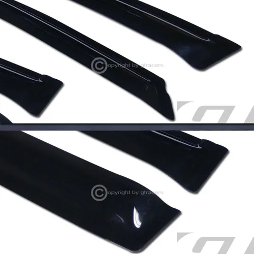 Vista 3 de R&L Racing Deflector de lluvia y viento humo V2 compatible con Honda Civic 2001-2005 4 puertas
