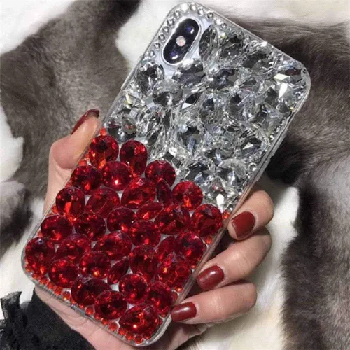 Vista 12 de Funda para Moto G4 Play, lujo 3D hecho a mano con piedras brillantes de cristal, diamantes de imitación brillantes, para Motorola Moto G4 Play
