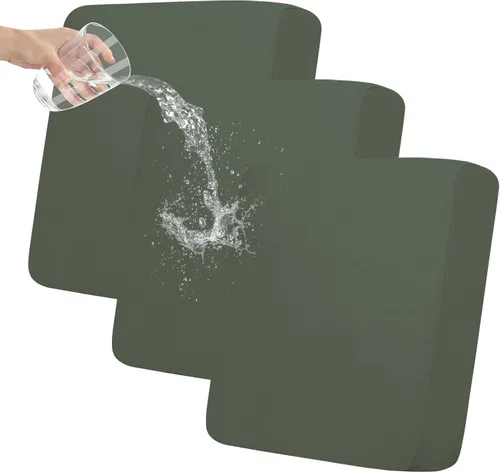 Vista 99 de Easy-Going Funda de cojín 100% impermeable para asiento de sofá, funda de cojín elástica de muebles, para niños, mascotas, cojín de sofá biplaza