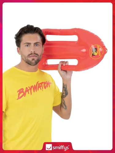 Vista 4 de Flotador salvavidas inflable Baywatch, talla única , Rojo