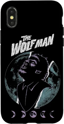 Vista 5 de Universal Monsters Artist Series The Wolfman Retro Poster Case for iPhone 17