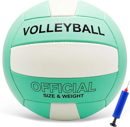 Vista 15 de Voleibol Tamaño Oficial 5 para Interior y Exterior, Voleibols de Toque Suave para Adultos, Juego de Playa, Piscina, Gimnasio, Entrenamiento, Diseño