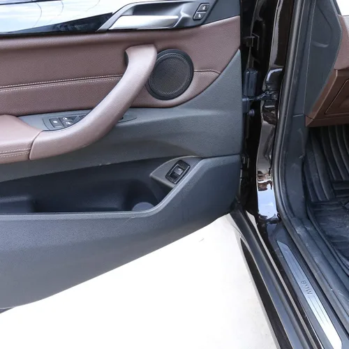 Vista 5 de YIWANG Cubierta de botón de marco de puerta trasera interior cromada ABS para BMW X1 F48 2016-2020, para X2 F47 2018-2020 Accesorios de automóvil