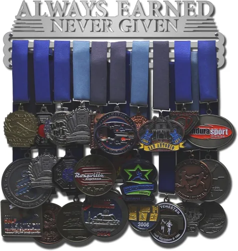 Vista 7 de Allied Medal Hangers - Estantería de exposición para medallas Always Earned Never Given (compacto), varios tamaños disponibles