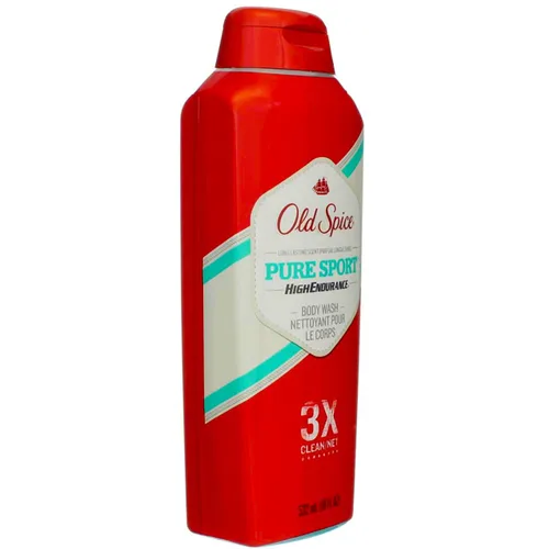 Vista 2 de Old Spice Gel de baño de alta resistencia, Pure Sport 18 oz (paquete de 10)