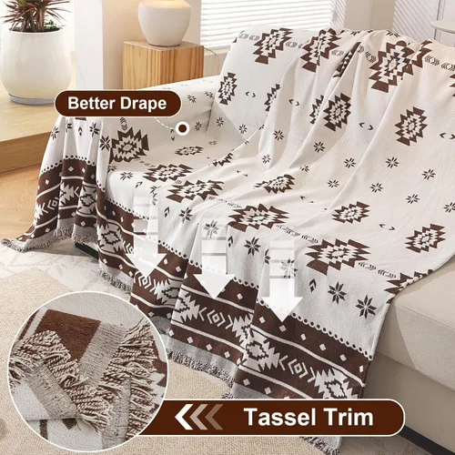 Vista 4 de OstepDecor Fundas para sofá modular, 2 piezas, manta de sofá en forma de L, funda de sofá seccional, lavable, fundas para sofá chaise lounge
