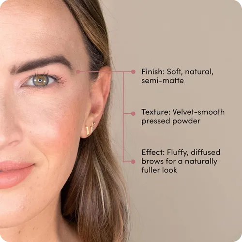 Vista 6 de Billion Dollar Brows Polvo para cejas en rubio – Logra cejas más llenas y esponjosas con cobertura que se puede construir, fórmula suave como