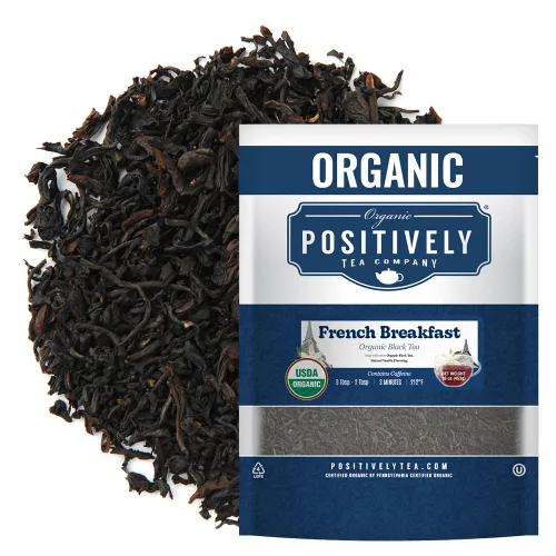 Vista 126 de Bolsas de hojas sueltas para té. Orgánicas por USDA. Positively Tea LLC.